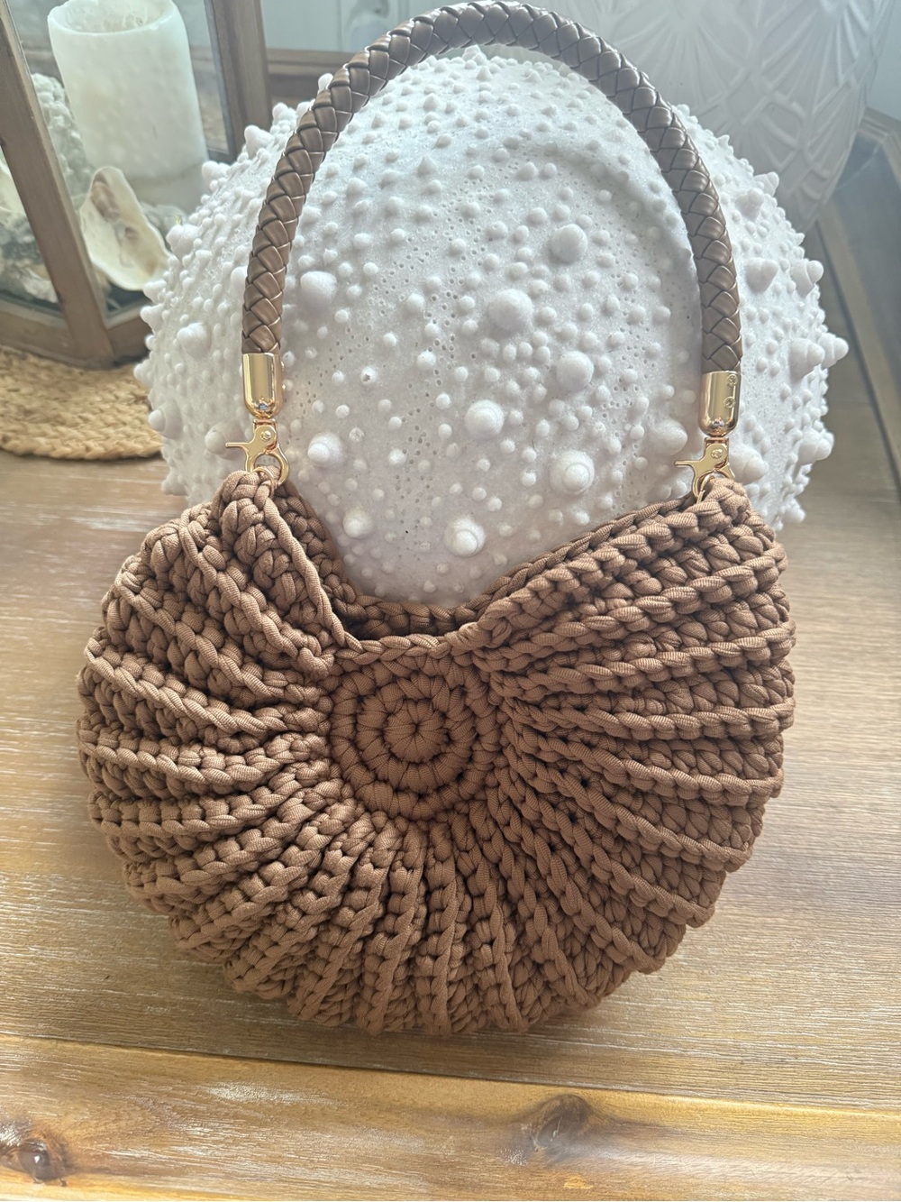 Crochet Shell Bag